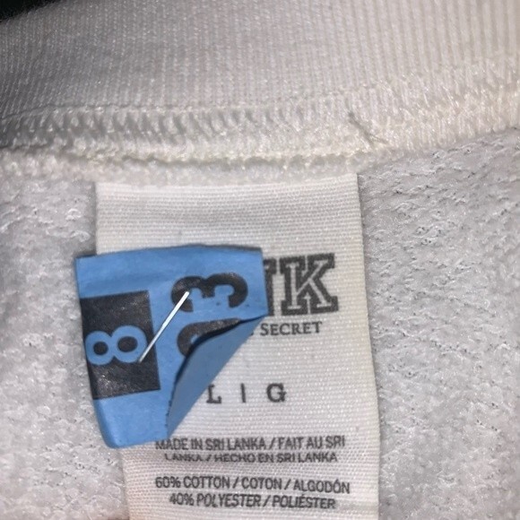 LOVE PINK Victoria’s Secret Hoodless Sweatshirt - Picture 3 of 4